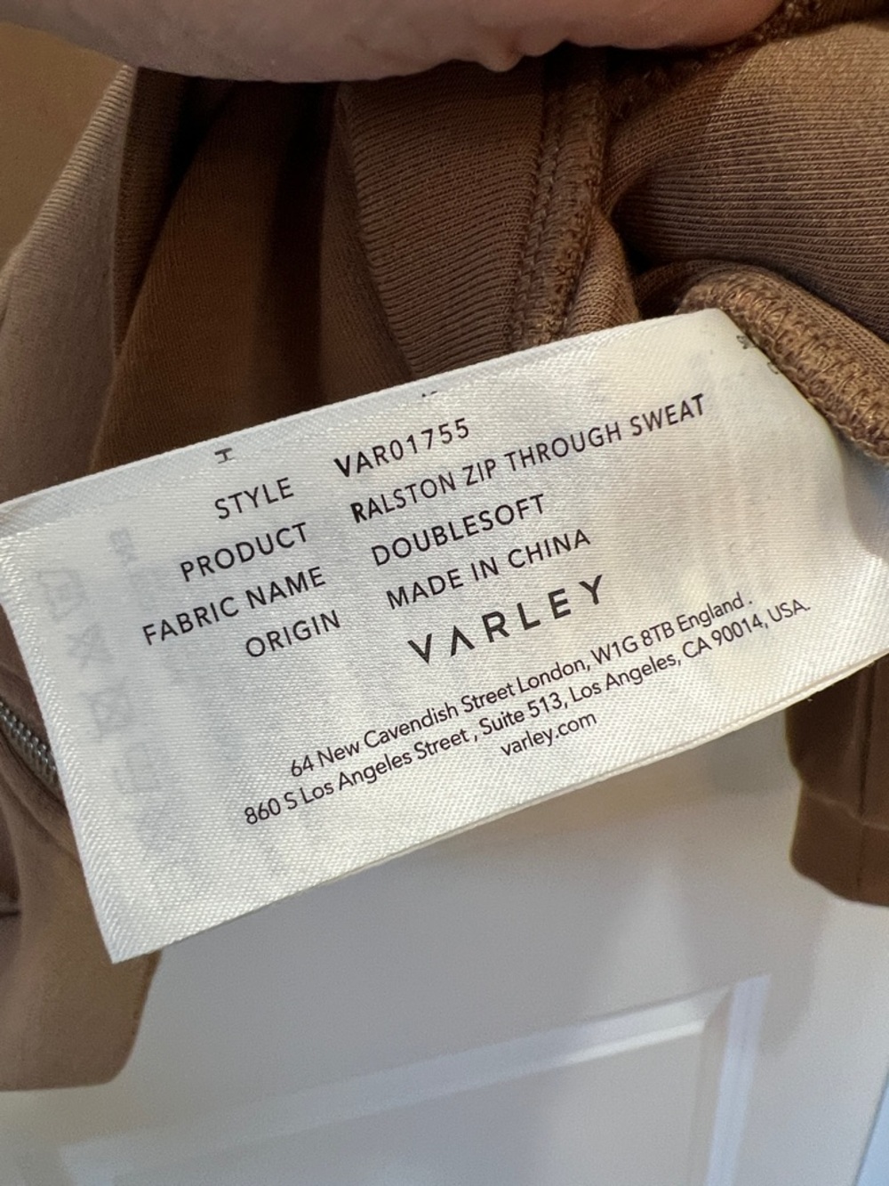 Varley zip up - Picture 2 of 2